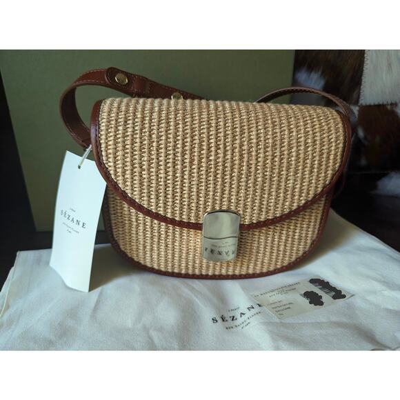 Sézane Claude bag in Woven Straw - Picture 2 of 2